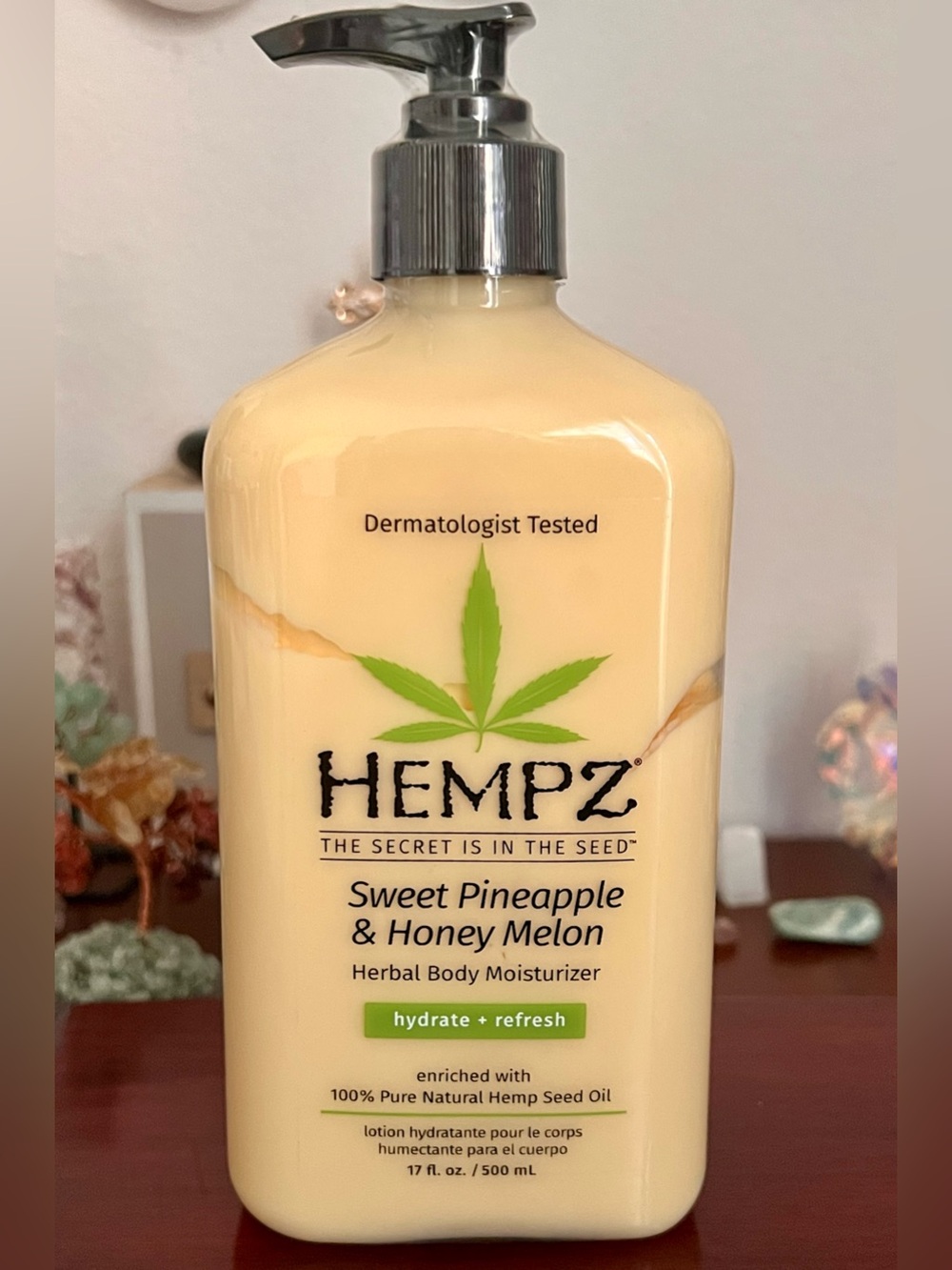 Hempz w/ Hemp Seed Oil ~ Tropical Scent Pineapple & Honey Melon Lotion